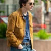 Bob Dylan A Complete Unknown Brown Suede Leather Jacket