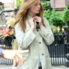 Elle Fanning A Complete Unknown Cotton Jacket Off white