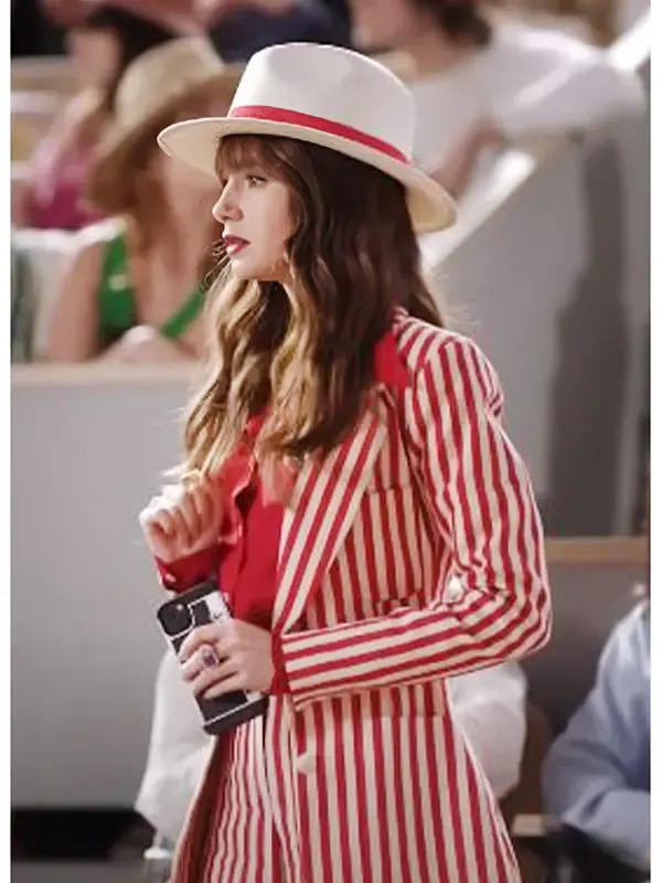 Emily in Paris S04 Emily Cooper Stripe Red Blazer