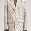 Emily in Paris S04 Samuel Arnold Printed Tulle Blazer