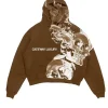 Gateway Luxury Skully Hoodie Brown