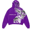 Gateway Luxury Skully Hoodie Purple