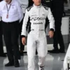 Grand Prix F1 Brad Pitt White Racing Jumpsuit