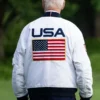 Joe Biden Team USA White Bomber Jacket