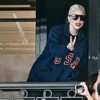 Lady Gaga USA 2024 Olympics Half Zip Fleece Jacket