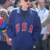 Lady Gaga USA 2024 Olympics Half Zip Jacket