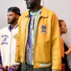 Lamar Odom Avirex Icon Yellow Leather Jacket