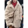 Lily Collins Emily In Paris S04 Brown Shearling Jacket