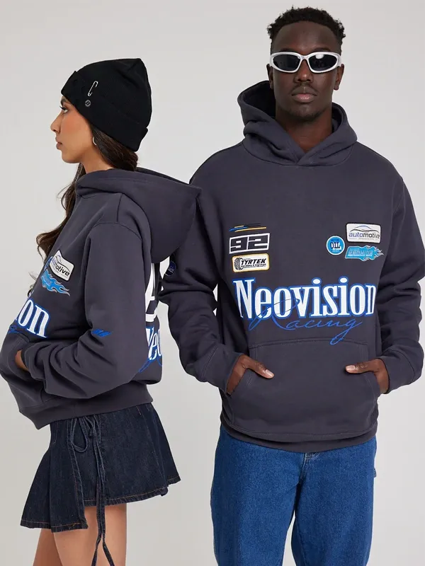 Neovision Oversized Hoodie Grey