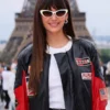 Nina Dobrev 2024 Paris Olympic Bomber Jacket