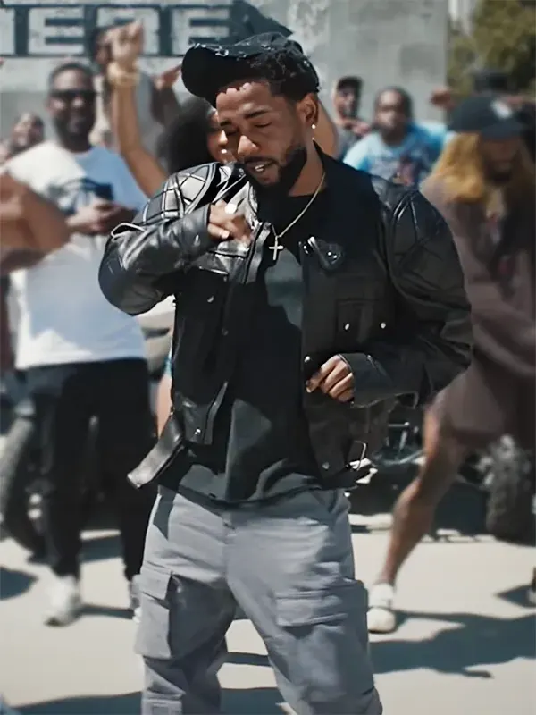 Not Like Us Kendrick Lamar Black Leather Jacket