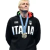 Paris 2024 Olympics Italia Navy Blue Hoodie