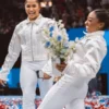 Simone Biles 2024 ESPY Awards Cropped White Jacket