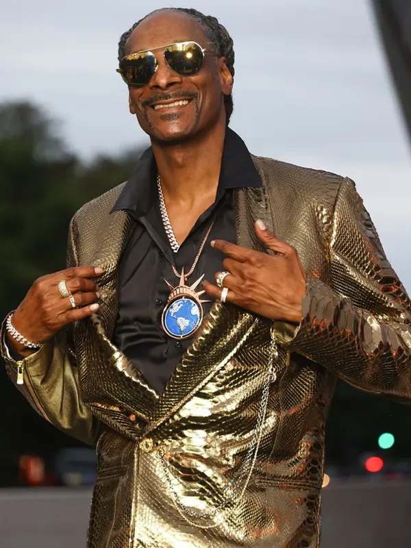 Snoop Dogg 2024 Paris Olympic Golden Blazer