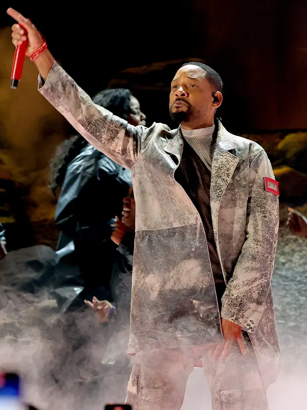 Will Smith BET Awards 2024 Grey Coat