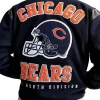 Abercrombie 2024 Chicago Bears Varsity Bomber Jacket