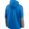 Detroit Lions 2024 Sideline Club Pullover Hoodie - Recreation