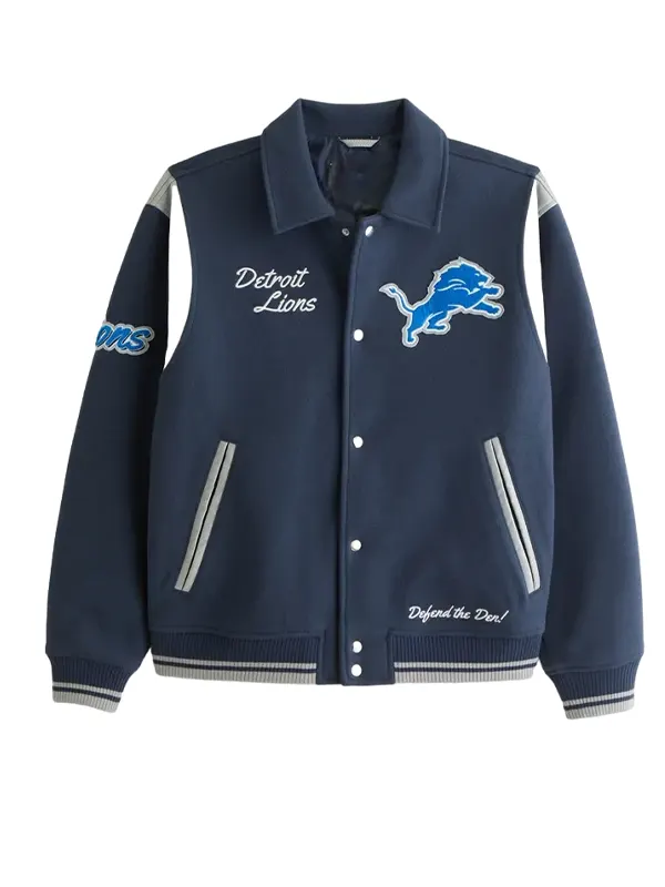 Detroit Lions Varsity Bomber Jacket