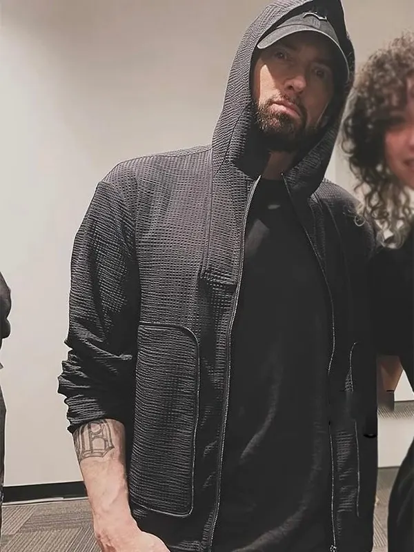 Eminem BMO Stadium LA Seersucker Hoodie