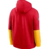 Kansas City Chiefs NFL 2024 Sideline Club Pullover Hoodie Red