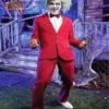 Michael Keaton Beetlejuice 2024 Red Suit