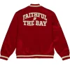 NFL San Francisco 49ers Satin Full Snap Jacket