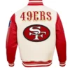 NFL San Fransisco 49ers Retro Wool Varsity Jacket - Recreation