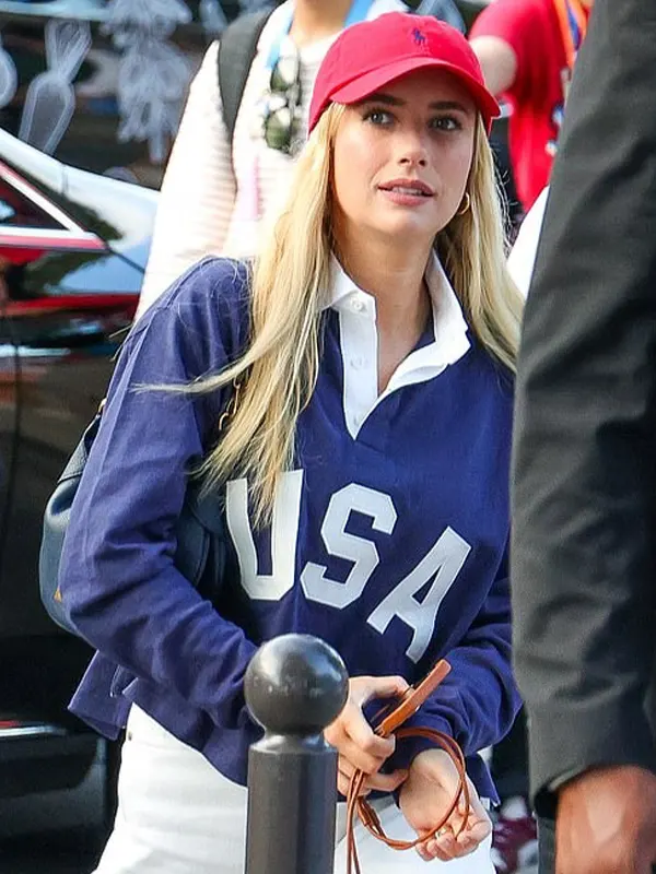 Paris Olympics Emma Roberts Team USA Shirt