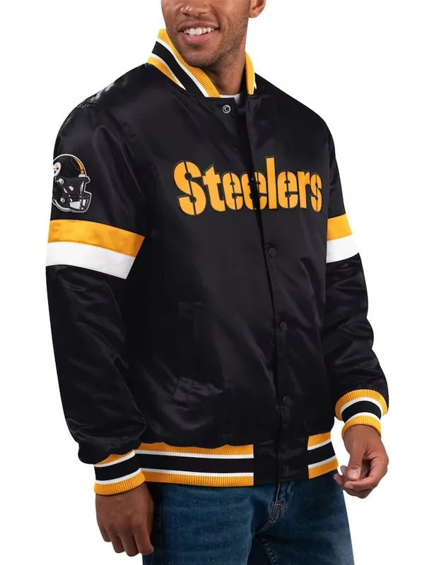 Pittsburgh Steelers Starter Satin Varsity Jacket