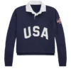 Team USA Cropped Rugby Shirt