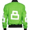 Unisex 8 Ball Green Bomber Jacket Green