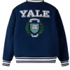 2024 Ovo Navy Blue Yale Campus Varsity Jacket