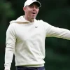 2024 Rory McIlroy PGA Championship Off White Golf Pullover Hoodie