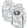 Arctic Camo San Francisco 49ers Salute to Service Club Hoodie