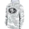 Arctic Camo San Francisco 49ers Salute to Service Club Hoodie