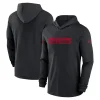 Atlanta Falcons Black Sideline Performance Hoodie