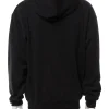 Celine Graphic Print Crew Neck Hoodie Black