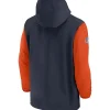 Chicago Bears 2024 NFL Sideline Pre-Game Hoodie Jacket