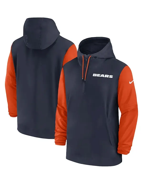 Chicago Bears 2024 Sideline Pre-Game Hoodie