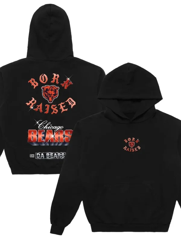 Chicago Bears Born x Raised Chrome Rocker Hoodie