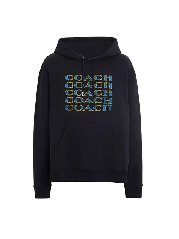 Coach Signature Stack Hoodie