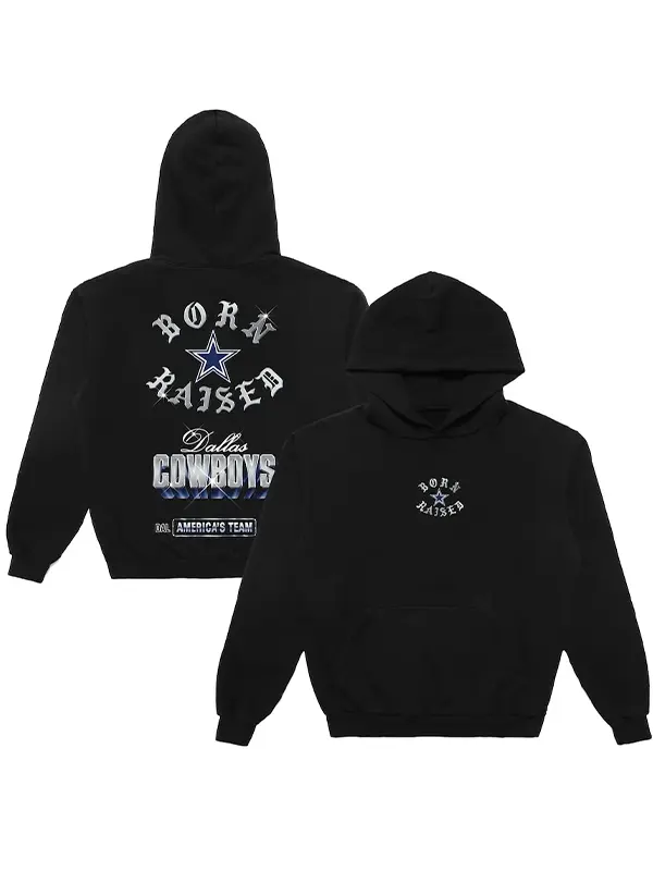 Dallas Cowboys Born x Raised Chrome Rocker Hoodie