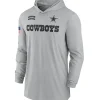 Dallas Cowboys Salute to Service Performance Hoodie Grey