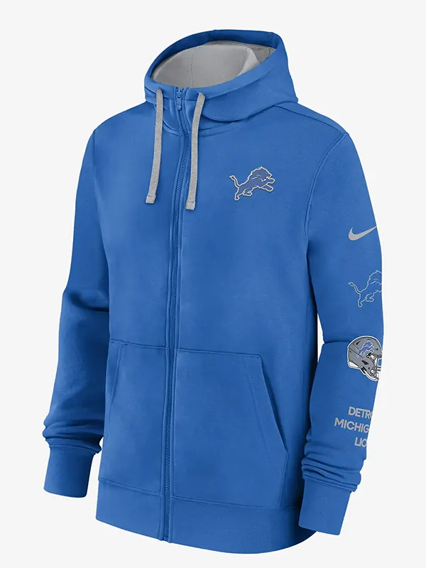 Detroit Lions Club Full-Zip Hoodie