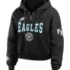 Erin Andrews Eagles Black Hoodie