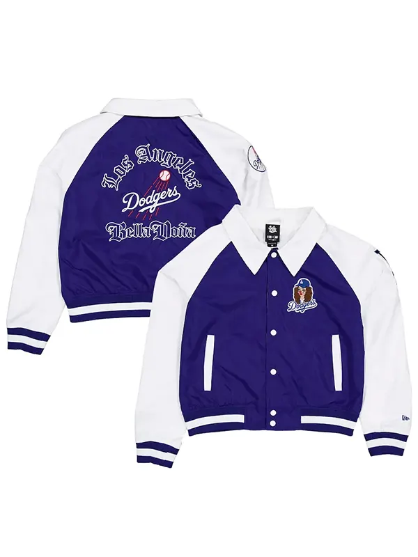 Los Angeles Dodgers x Bella Dona Full-Snap Jacket