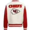 NFL Kansas City Chiefs Retro Classic Wool Varsity Bomber Jacket