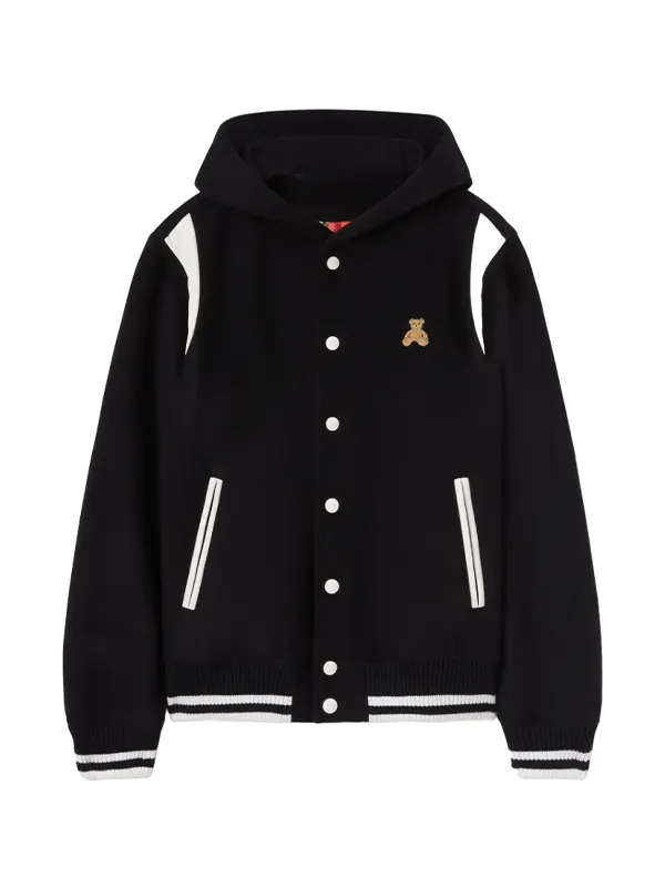 Palm Angles Bear In Mind Varsity Jacket