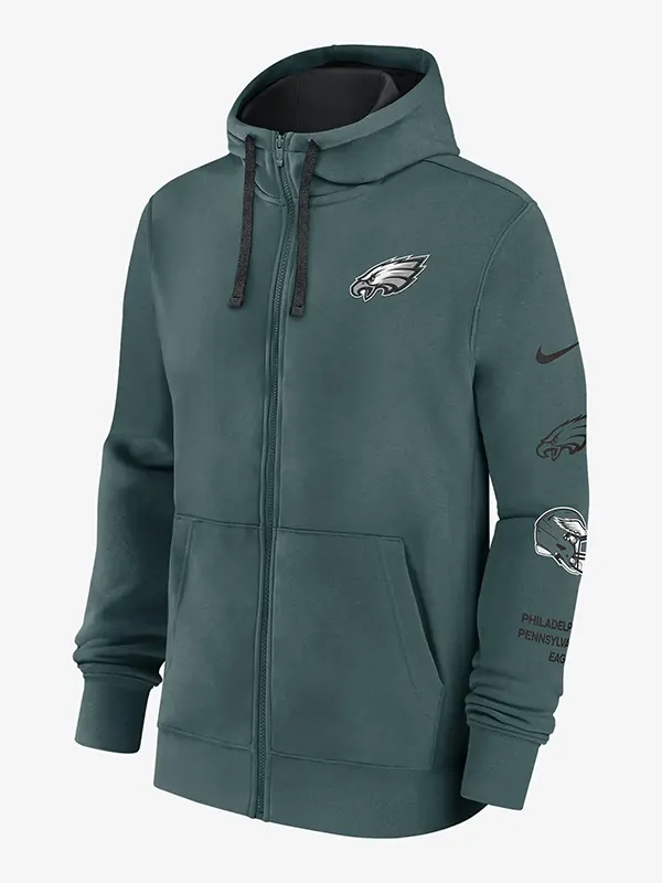 Philadelphia Eagles Club Full-Zip Hoodie