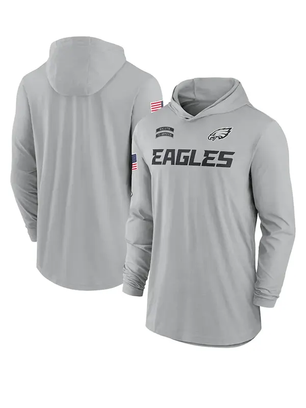 Philadelphia Eagles Salute to Service Performance Hoodie